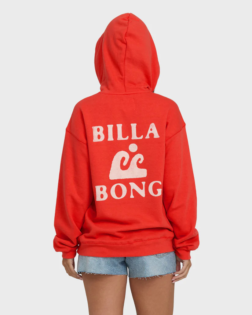 Billabong Women's Surfing In Town Pull Over Hoodie