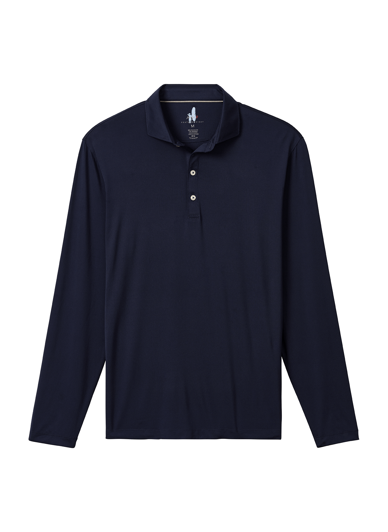 Johnnie-O Mens Featherweight Long Sleeve Performance Polo - Swing
