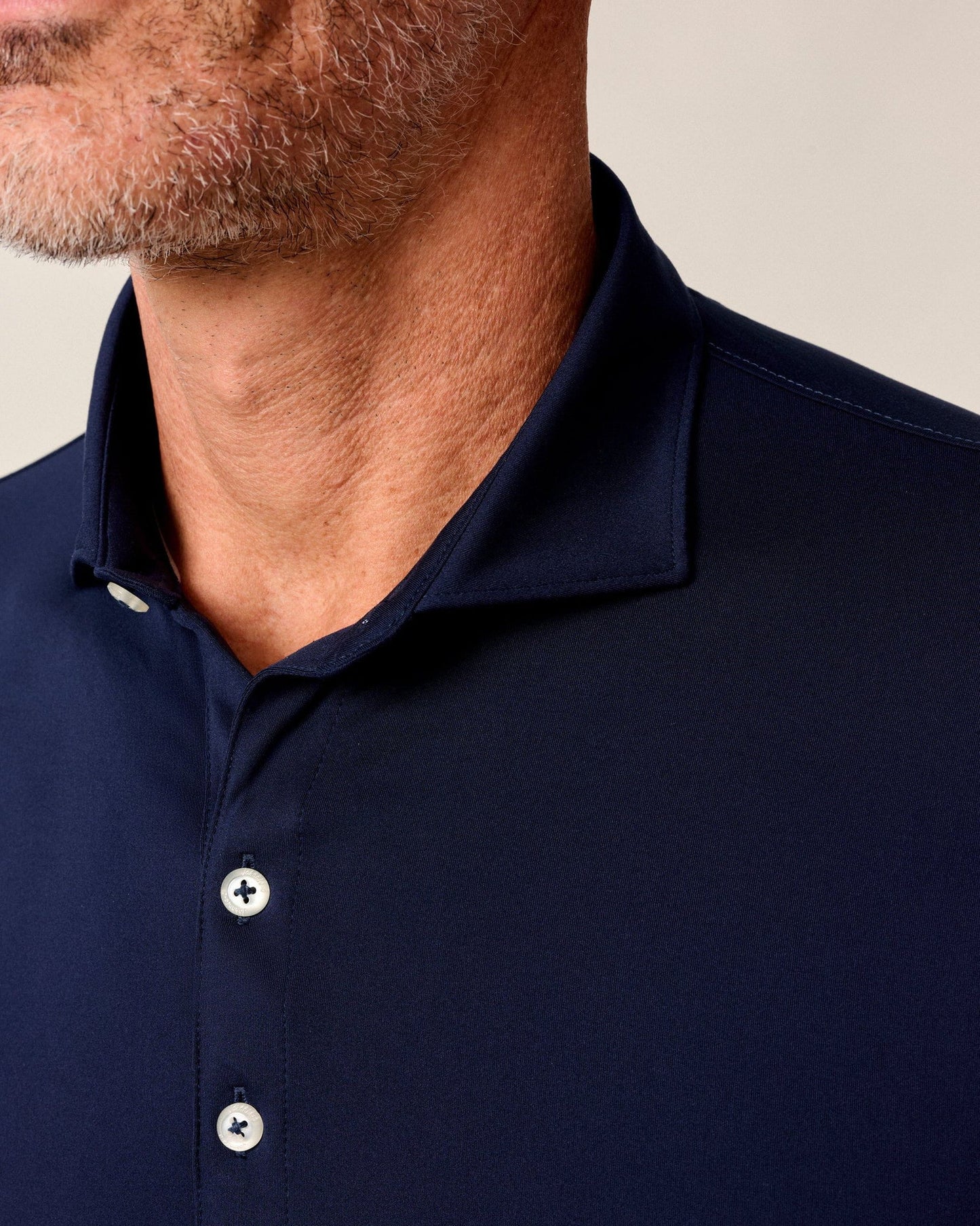 Johnnie-O Mens Featherweight Long Sleeve Performance Polo - Swing