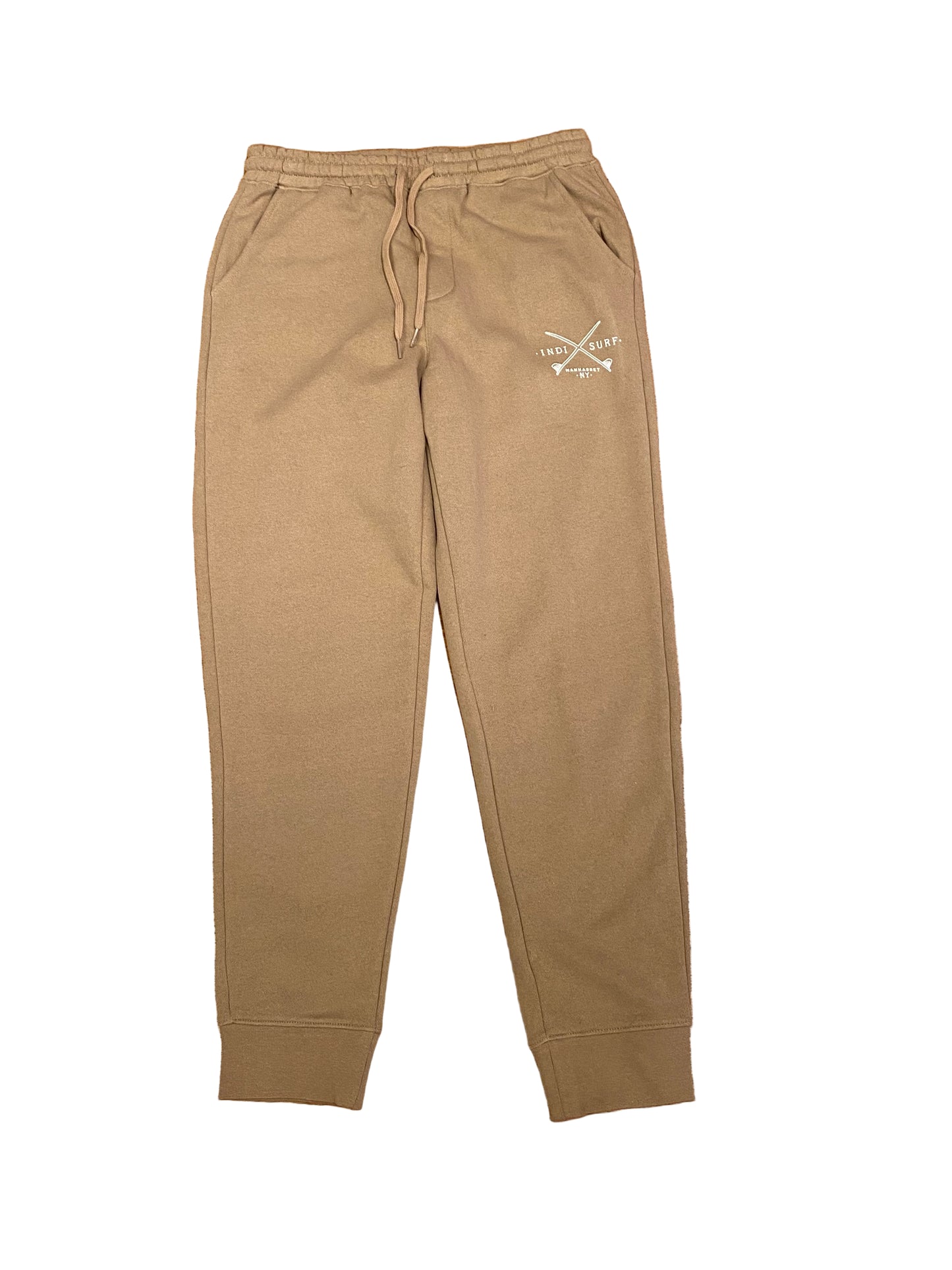 Indi Surf Men's Sweatpants Sandstone/White Logo