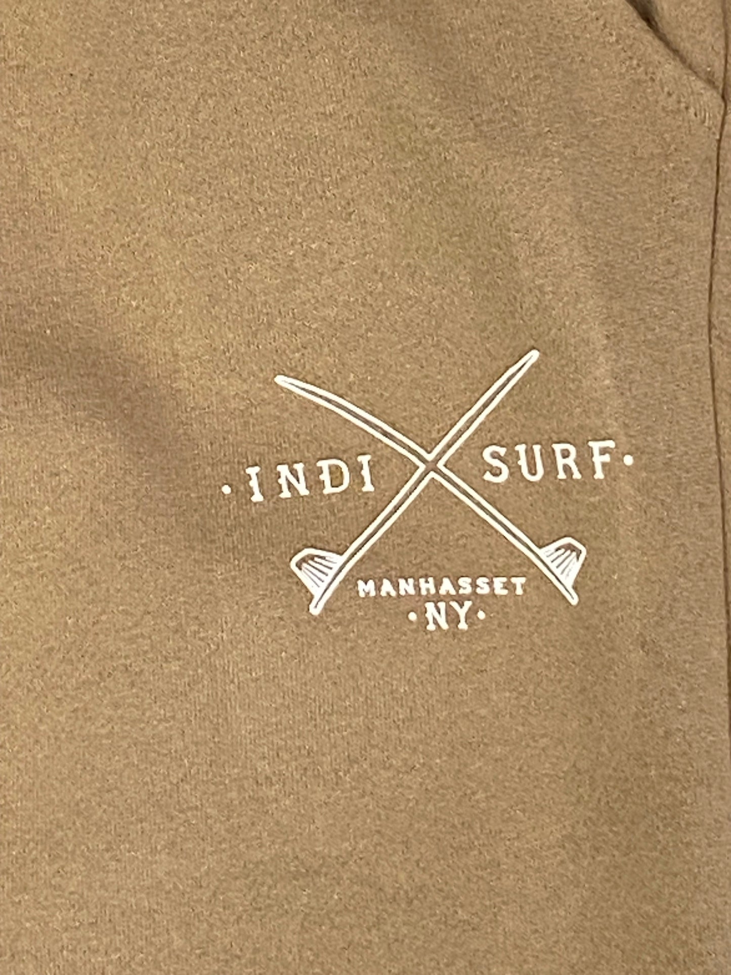 Indi Surf Men's Sweatpants Sandstone/White Logo
