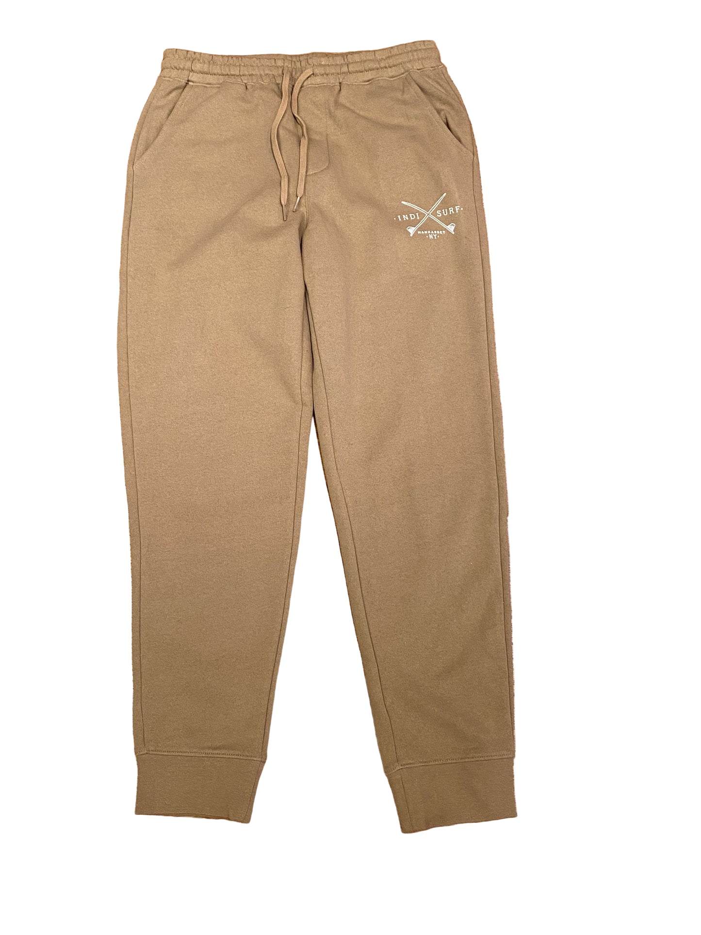 Indi Surf Men's Sweatpants Sandstone/White Logo