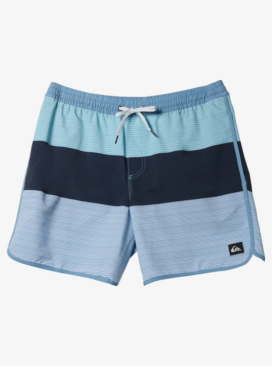 Short à taille élastique Quiksilver Surfsilk Tijuana Volley 14" pour garçon