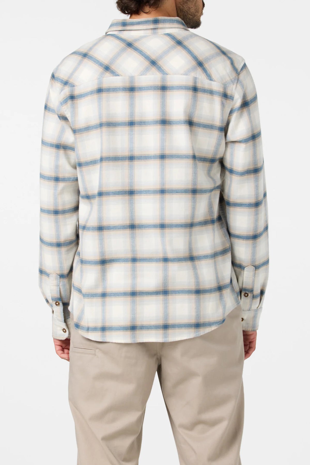 O'Neill Mens Coastline Flannel Long Sleeve Shirt