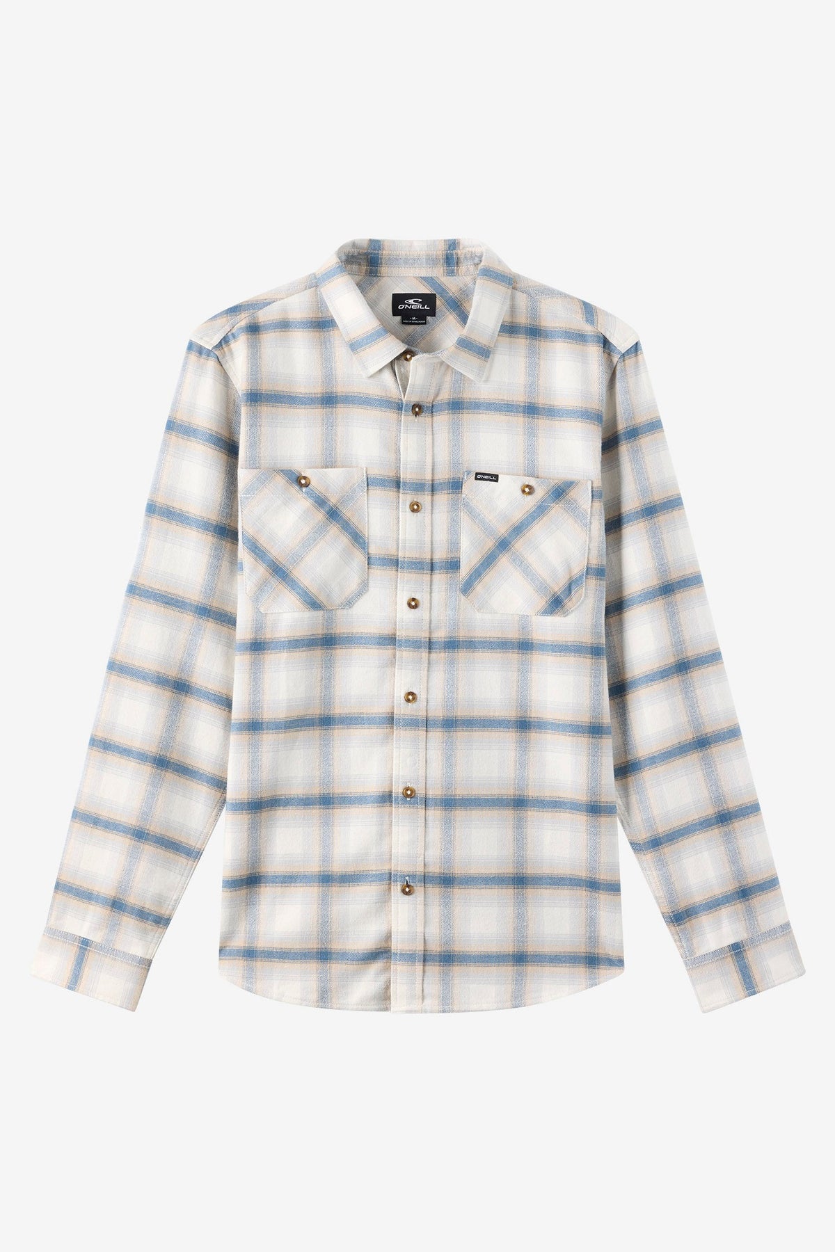 O'Neill Mens Coastline Flannel Long Sleeve Shirt