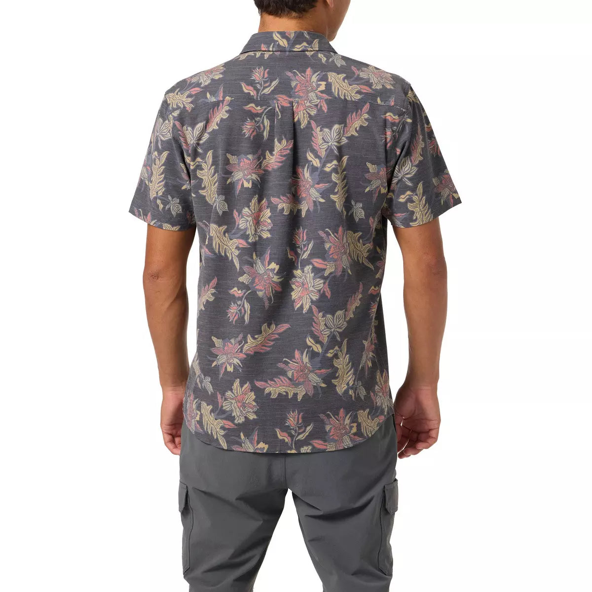 O'Neill Mens Slub Standard Short Sleeve Woven Shirt