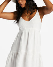 Load image into Gallery viewer, Billabong Women&#39;s Wave After Wave 2 Smocked Back Tiered Mini Dress