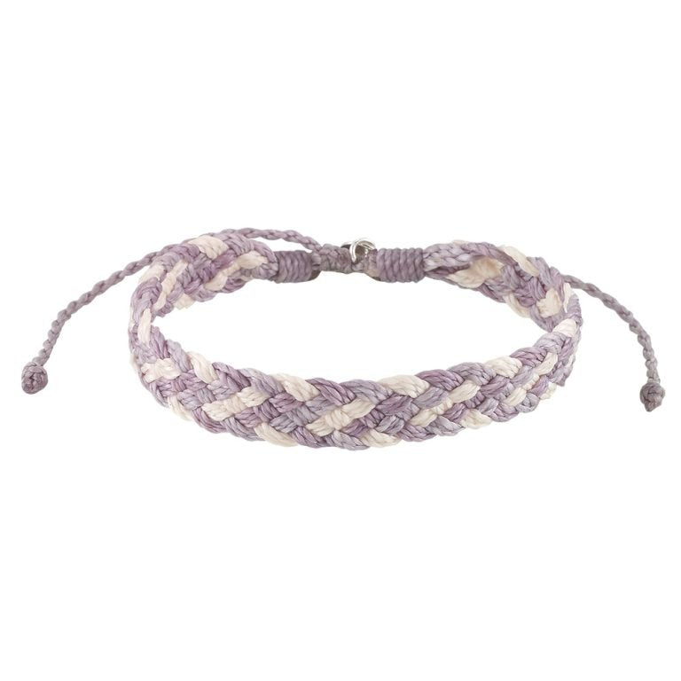 Thick Woven Braided Wax Cord Bracelet