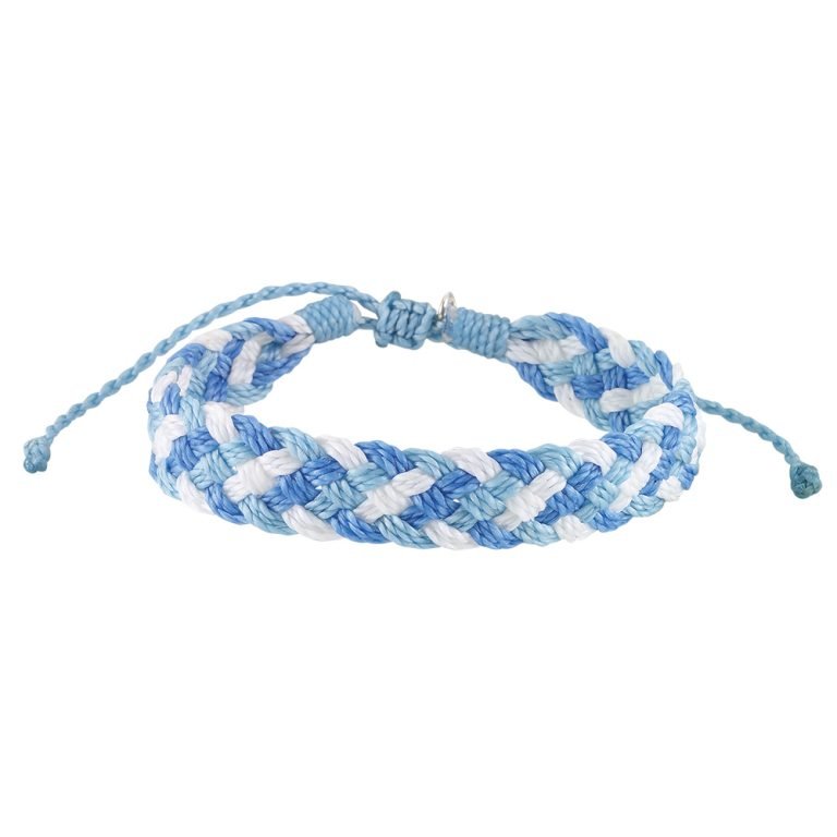 Thick Woven Braided Wax Cord Bracelet
