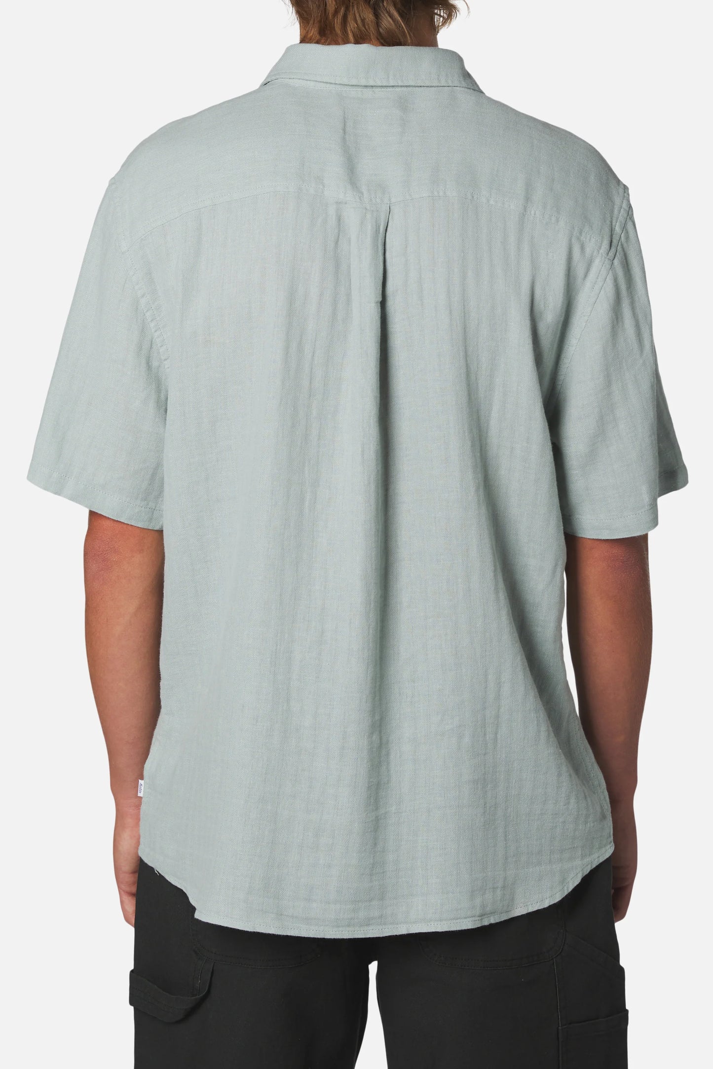 Katin Mens Alan Solid Short Sleeve Button Up Shirt