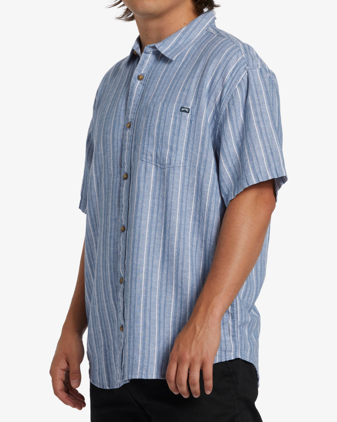 Billabong Men's All Day Stripe Short Sleeve Shirt