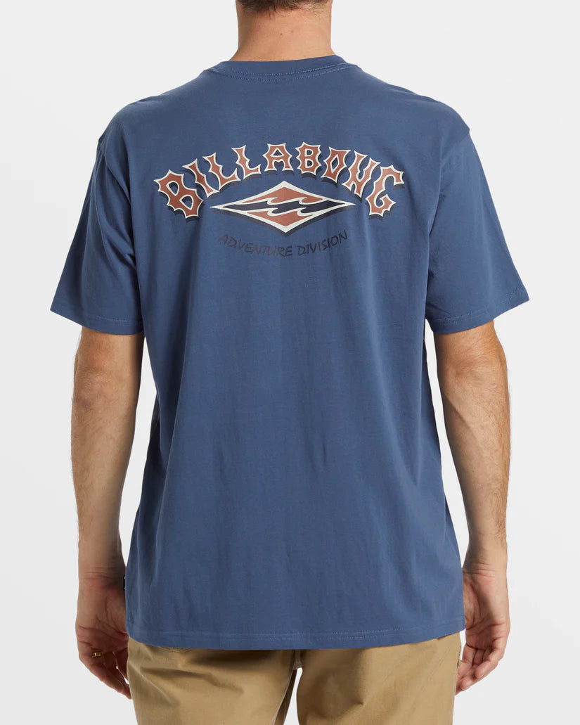 Billabong Mens A/Div Arch Short Sleeve T-Shirt