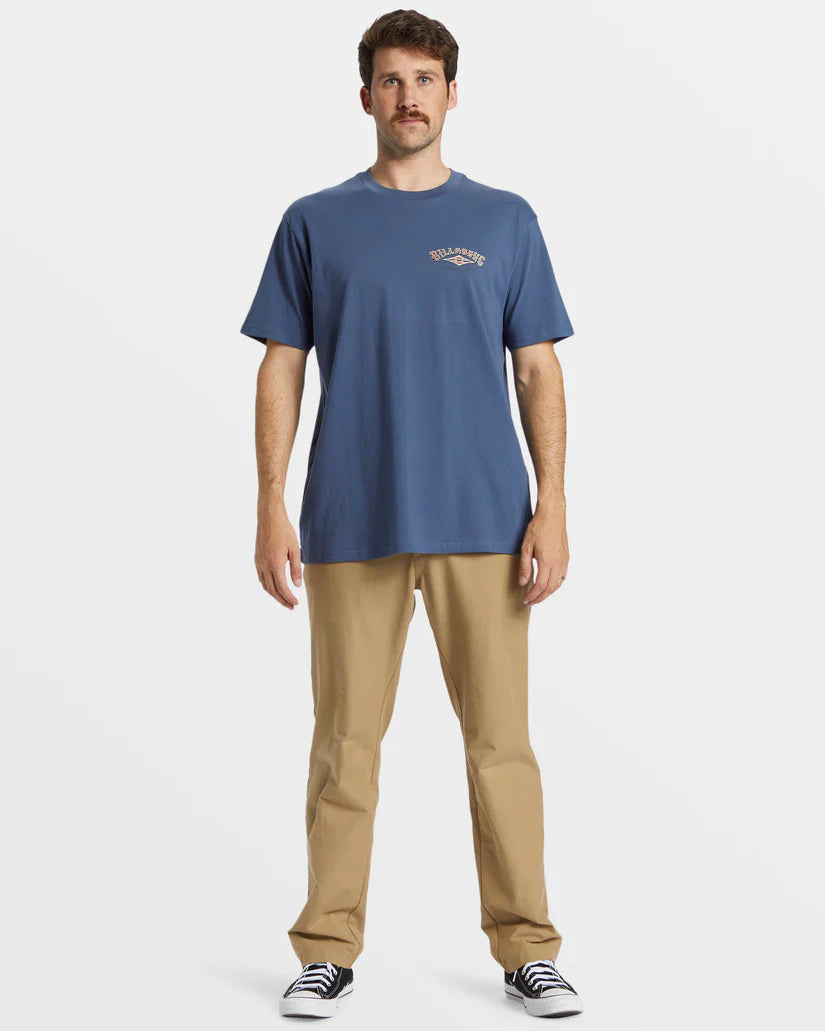 Billabong Mens A/Div Arch Short Sleeve T-Shirt