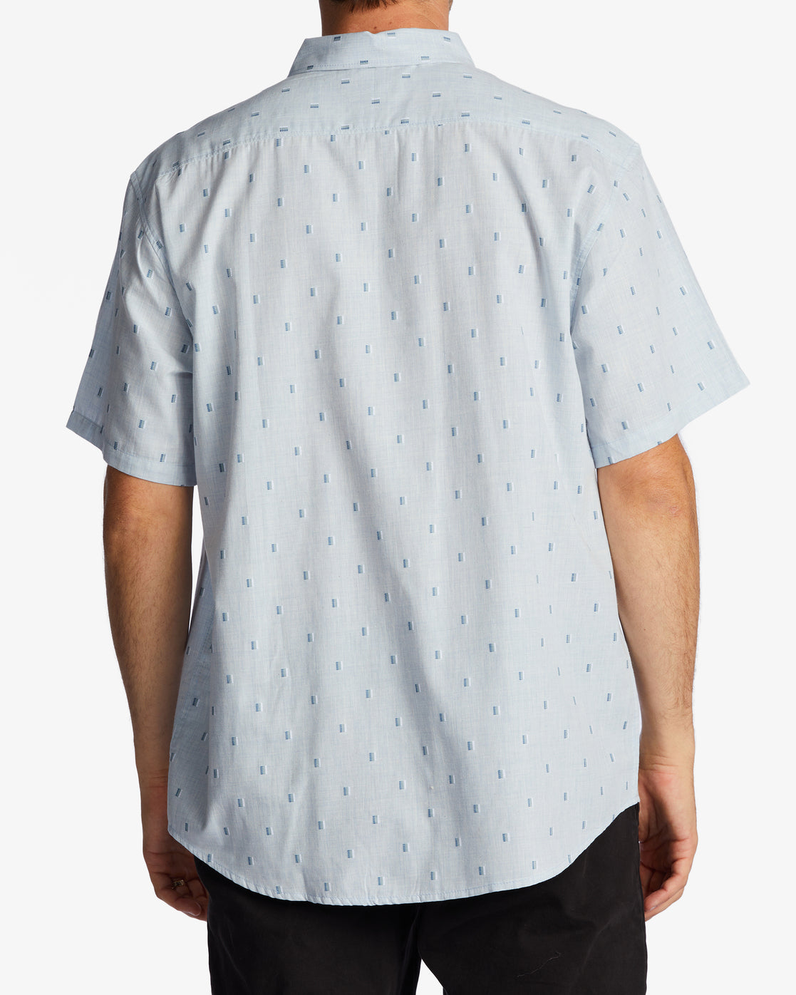 Chemise boutonnée à manches courtes en jacquard All Day de Billabong pour homme