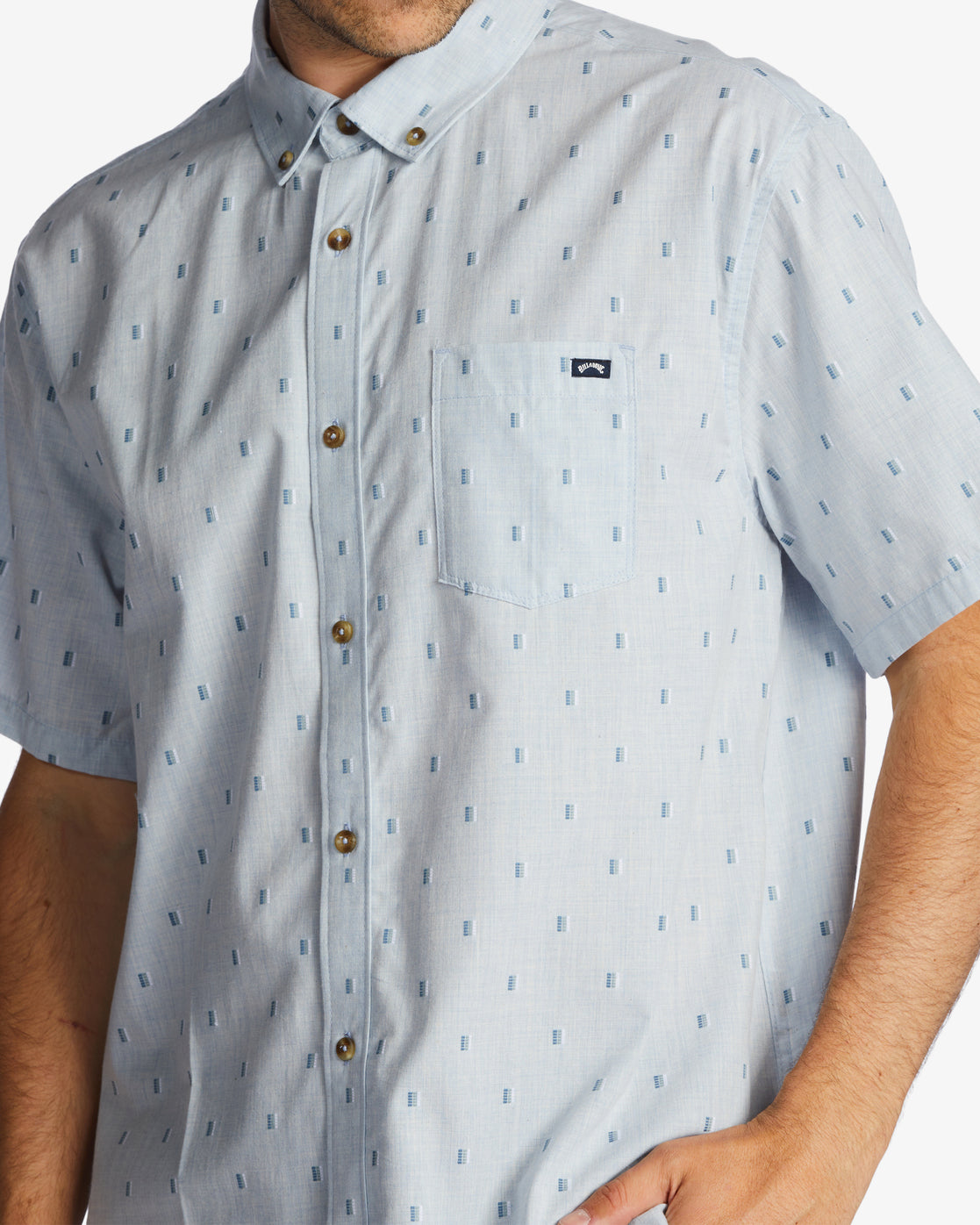 Billabong Herren All Day Jacquard Kurzarm-Button-Up