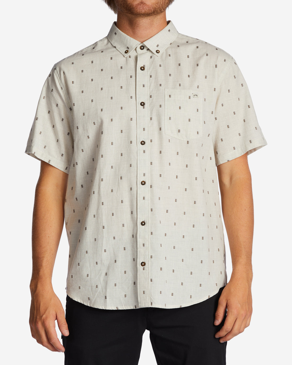 Billabong Men's All Day Jacquard Short Sleeve Shirt