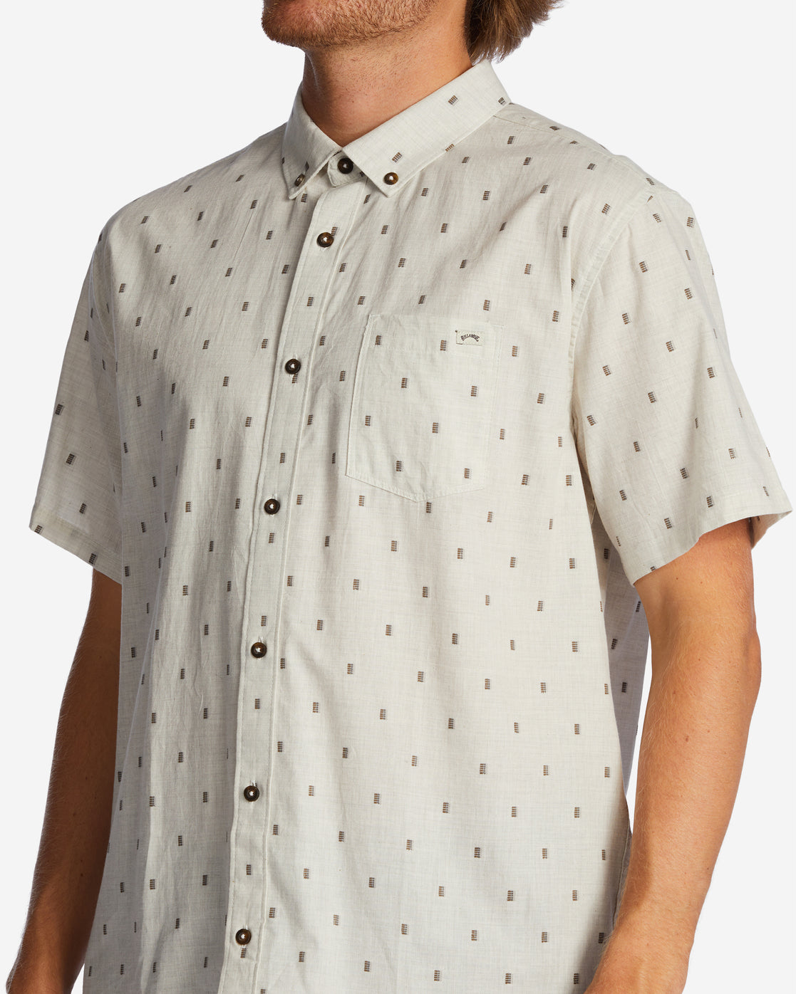 Billabong Men's All Day Jacquard Short Sleeve Shirt