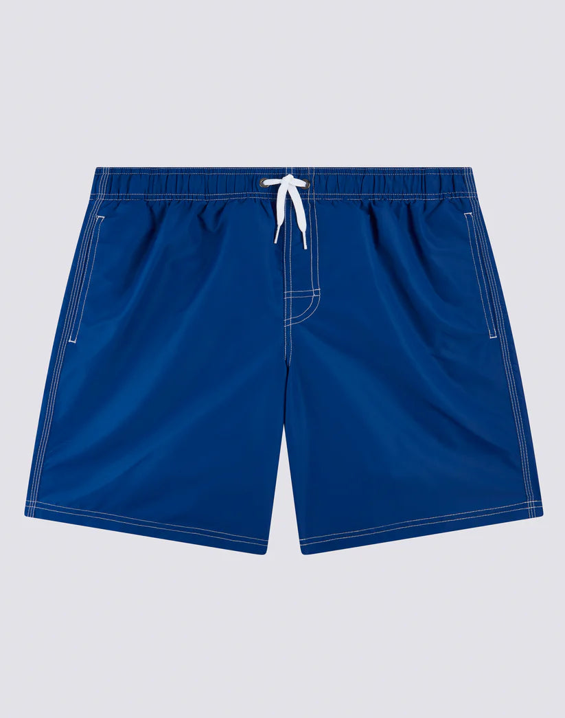 Sundek Mens 16" Short Length Elastic Waist Swim Trunk