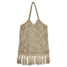 Load image into Gallery viewer, Anju Adria Large Cotton Tassel Bag