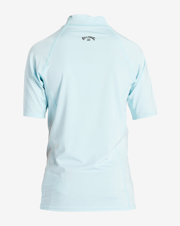 Rashguard à manches courtes Billabong All Day Wave pour garçons