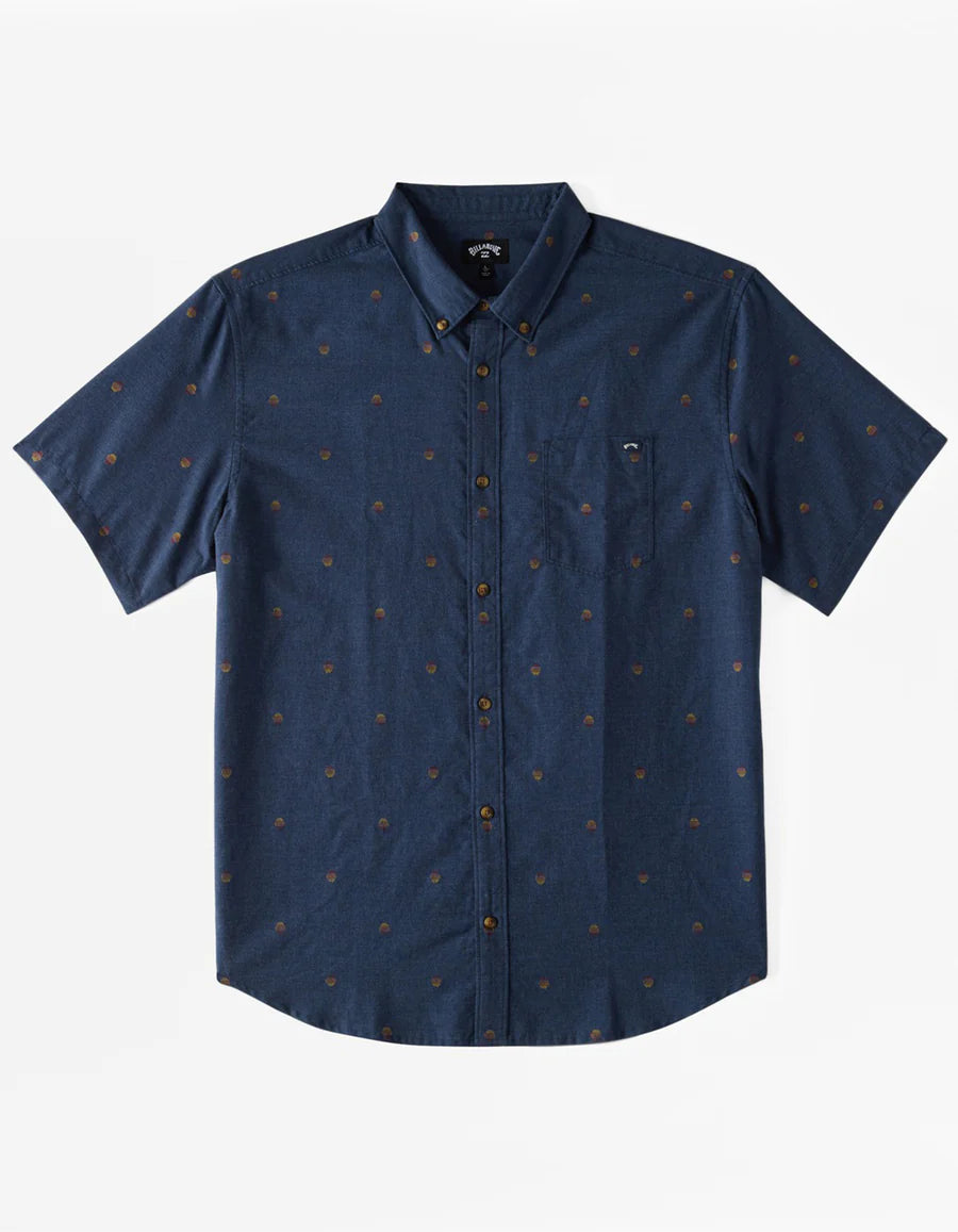 Chemise boutonnée à manches courtes Billabong pour garçons All Day