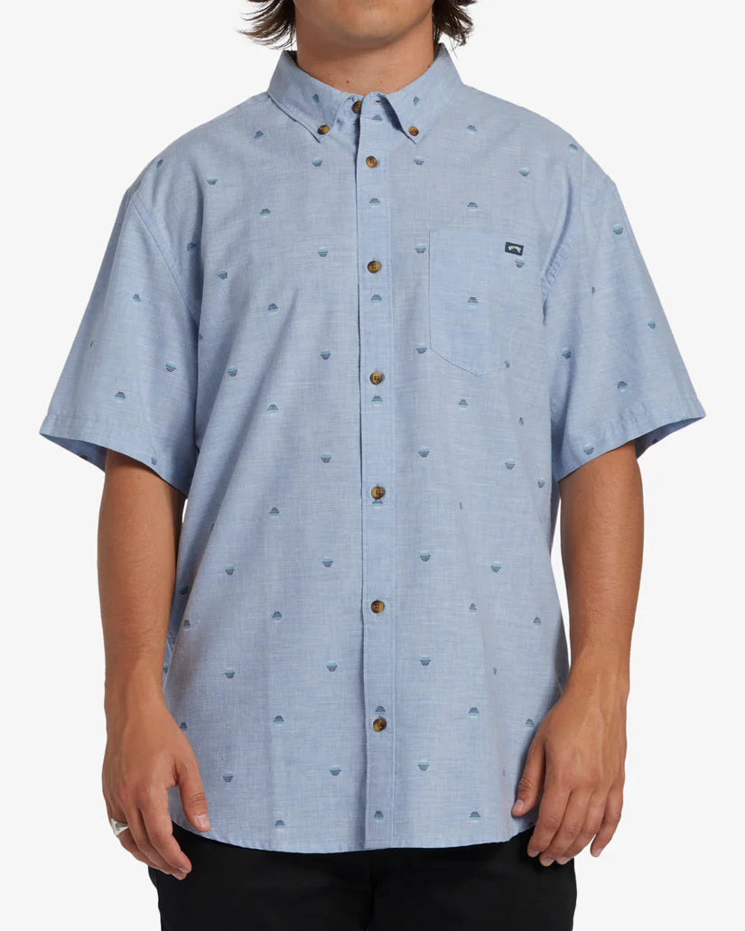 Billabong Men's All Day Jacquard Short Sleeve Shirt