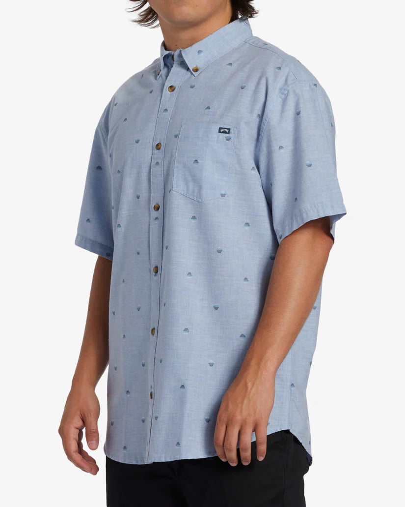 Billabong Men's All Day Jacquard Short Sleeve Shirt