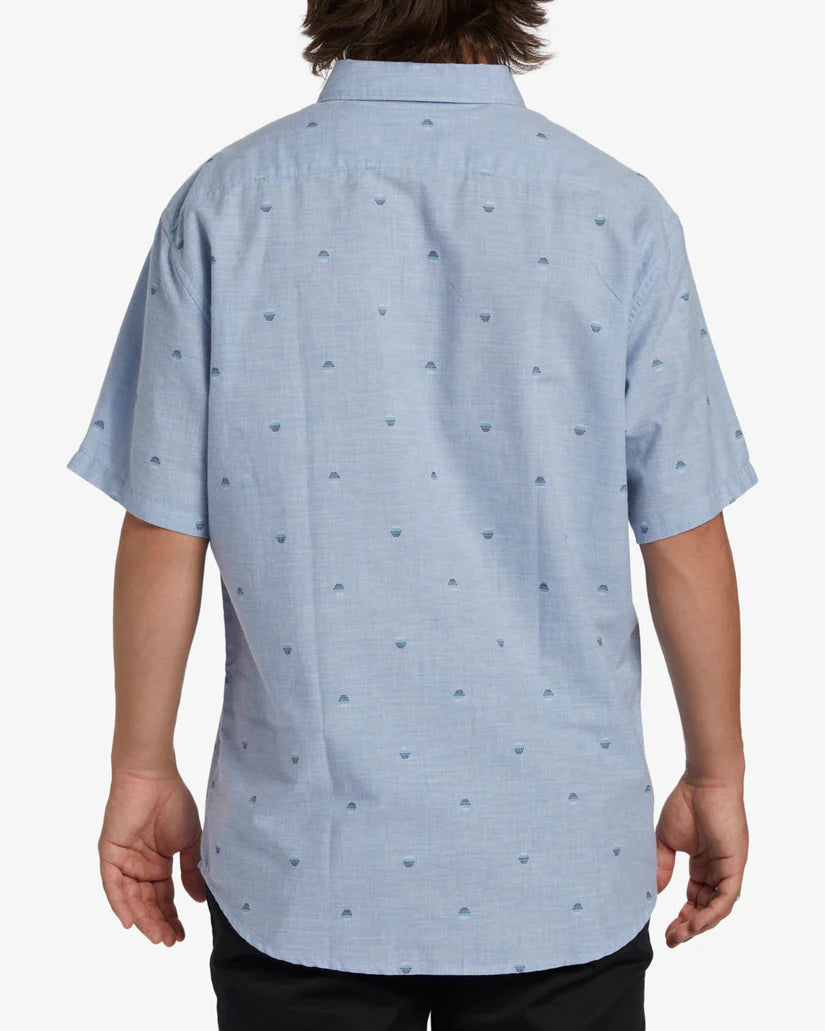 Billabong Men's All Day Jacquard Short Sleeve Shirt