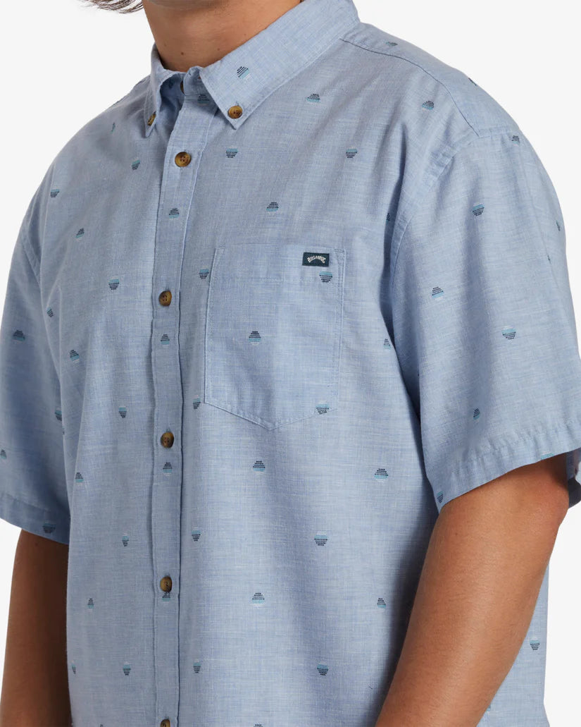 Billabong Men's All Day Jacquard Short Sleeve Shirt