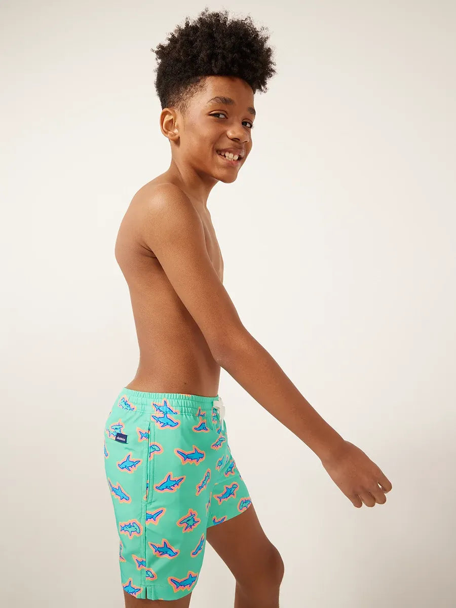 Chubbies Boys The Apex Swimmer Swim Trunks with Compression Liner