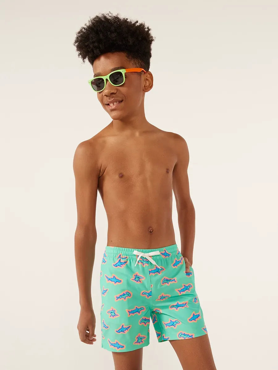 Chubbies Boys The Apex Swimmer Swim Trunks with Compression Liner