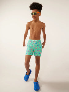 Chubbies Boys The Apex Swimmer Swim Trunks with Compression Liner