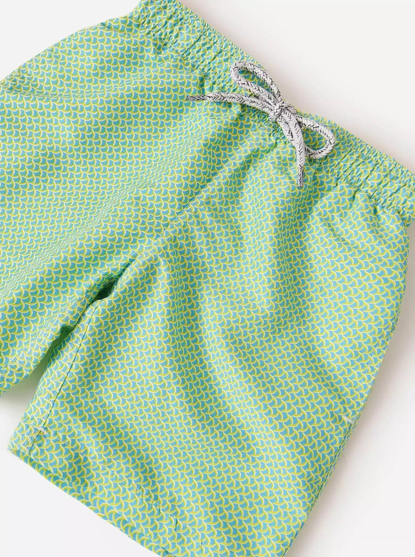 Michael's Boy's Wave Print Swim Trunks