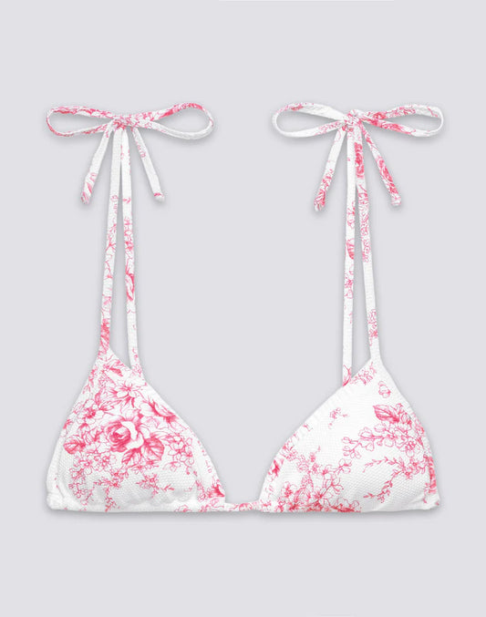 Sundek Women's Arizona - Adjustable Rose De Joie Bralette Bikini Top