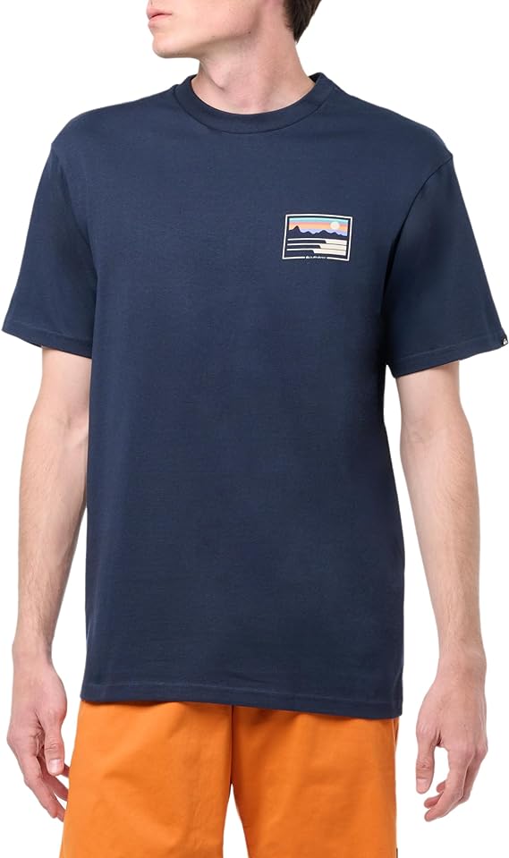 T-shirt à manches courtes Quiksilver pour homme Land And Sea