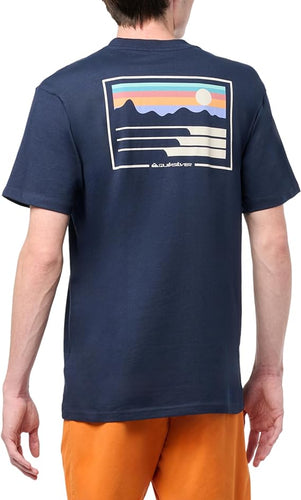 T-shirt à manches courtes Quiksilver pour homme Land And Sea