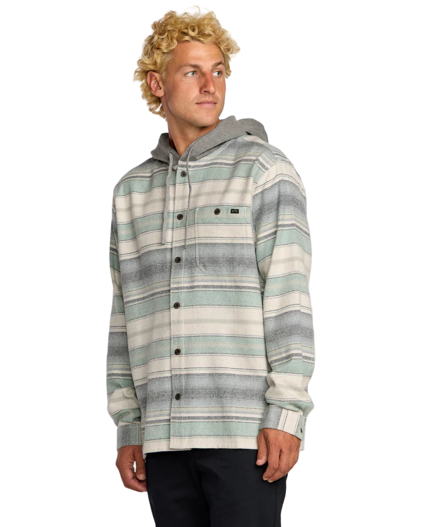 Billabong Mens Baja Hooded Flannel Shirt