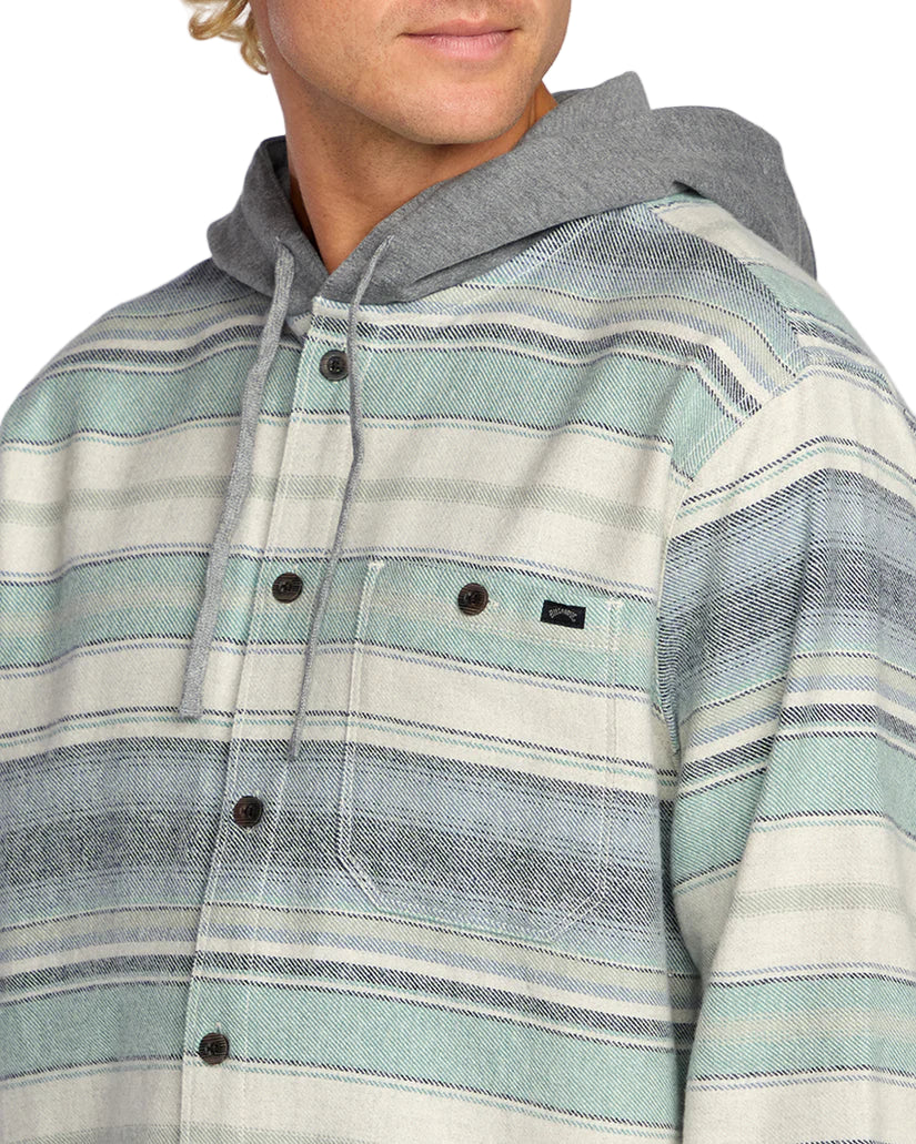 Billabong Mens Baja Hooded Flannel Shirt