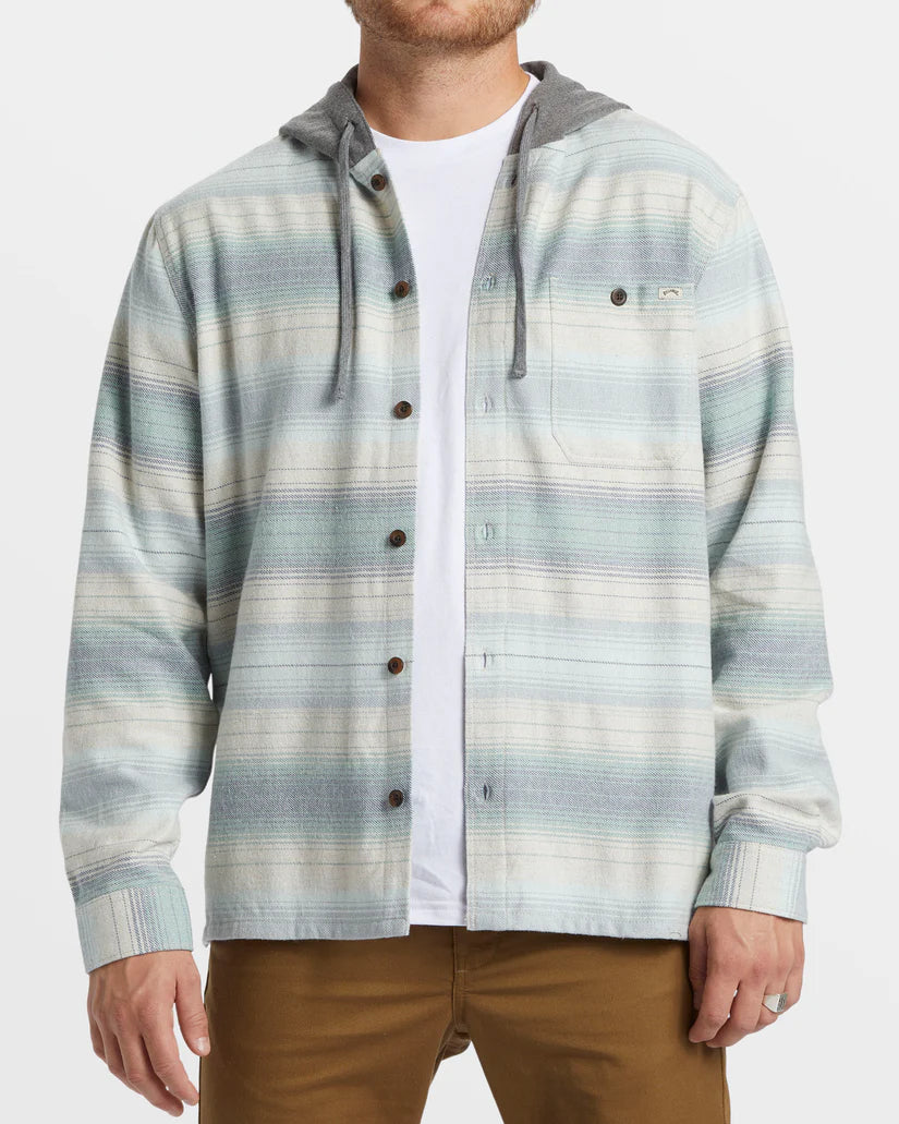 Billabong Mens Baja Hooded Flannel Shirt