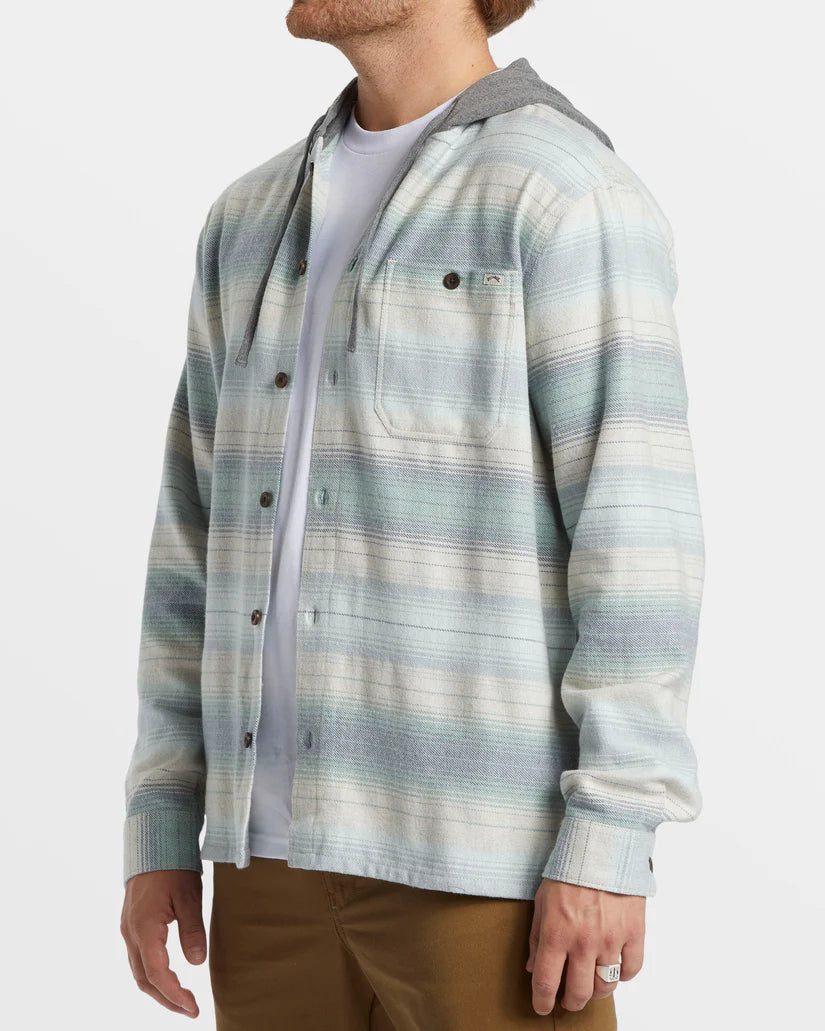 Billabong Mens Baja Hooded Flannel Shirt