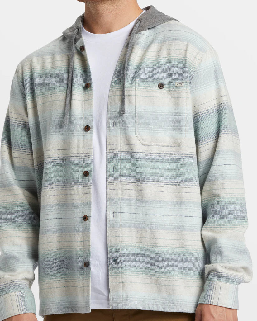 Billabong Mens Baja Hooded Flannel Shirt