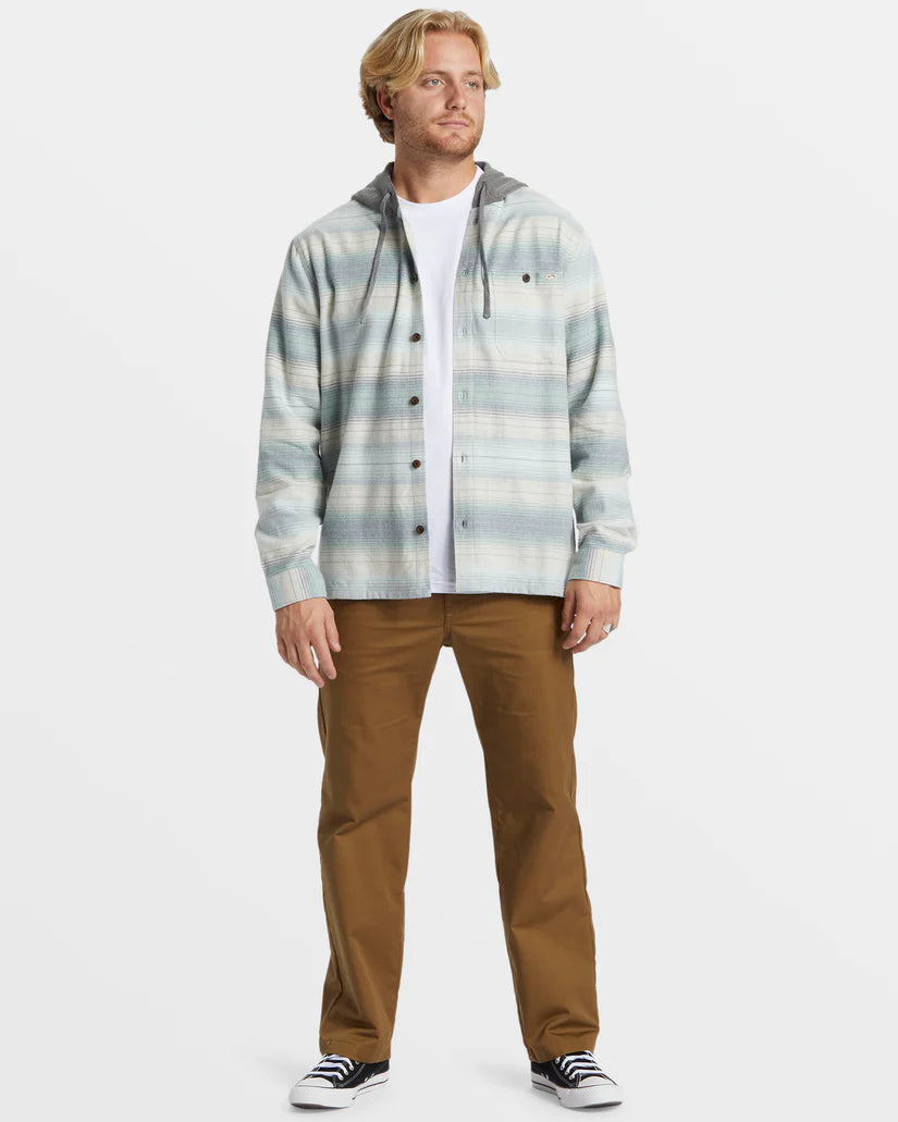 Billabong Mens Baja Hooded Flannel Shirt