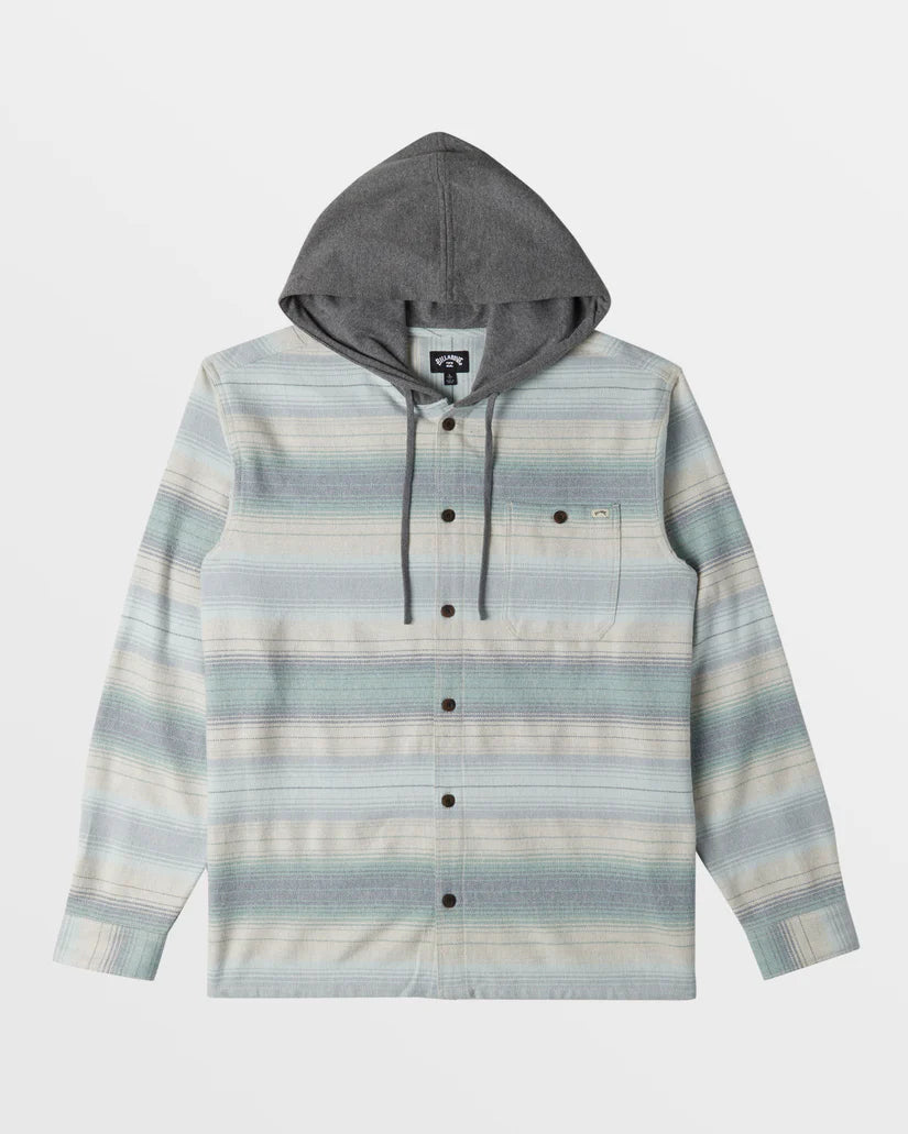 Billabong Mens Baja Hooded Flannel Shirt