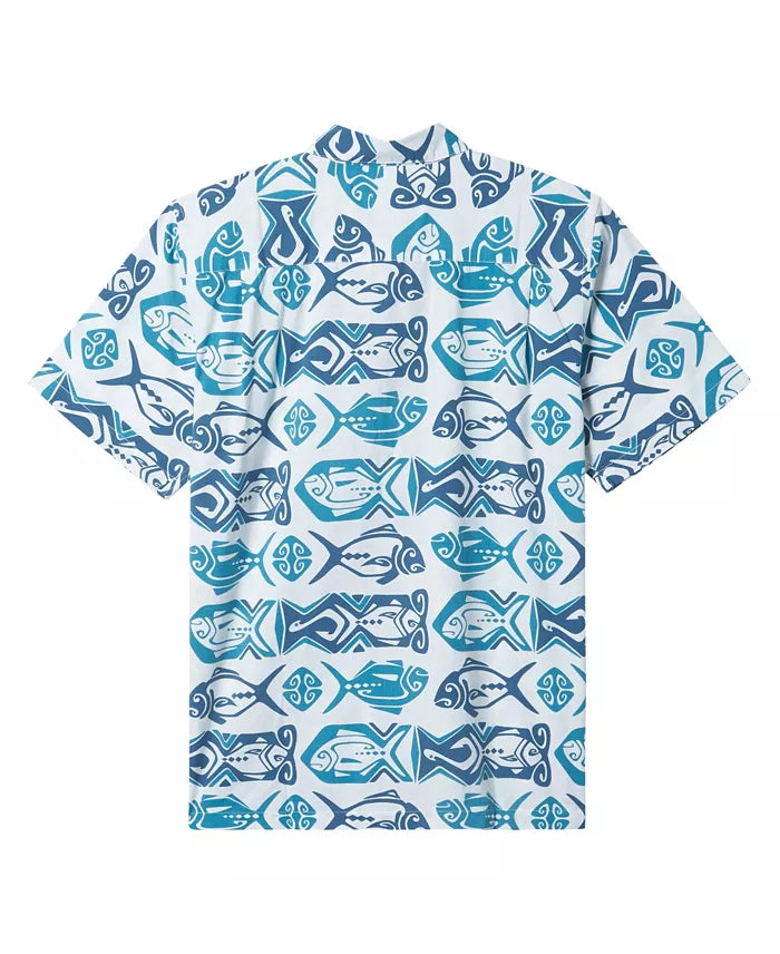 Quiksilver Mens Waterman Band O Fish Short Sleeve Shirt