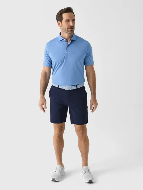 johnnie-O Mens Lyndonn Stripe Performance Polo Shirt