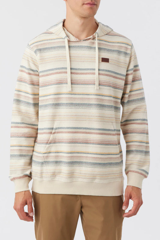 O'Neill Mens Bavaro Stripe Pullover Hoodie