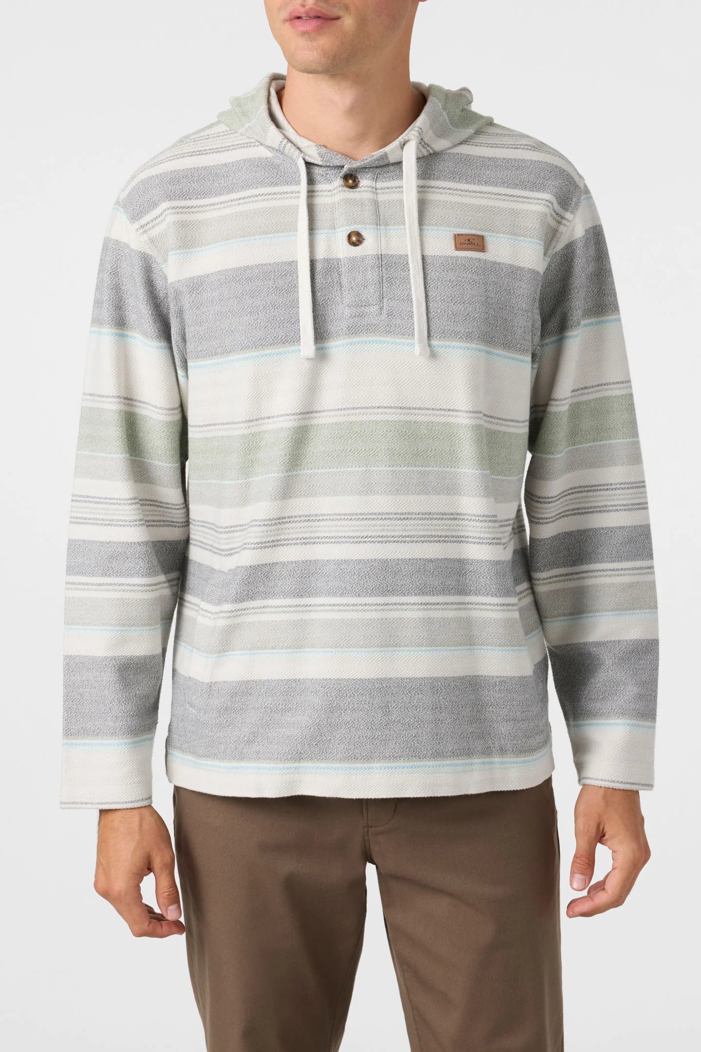 O'Neill Mens Bavaro Stripe Poncho