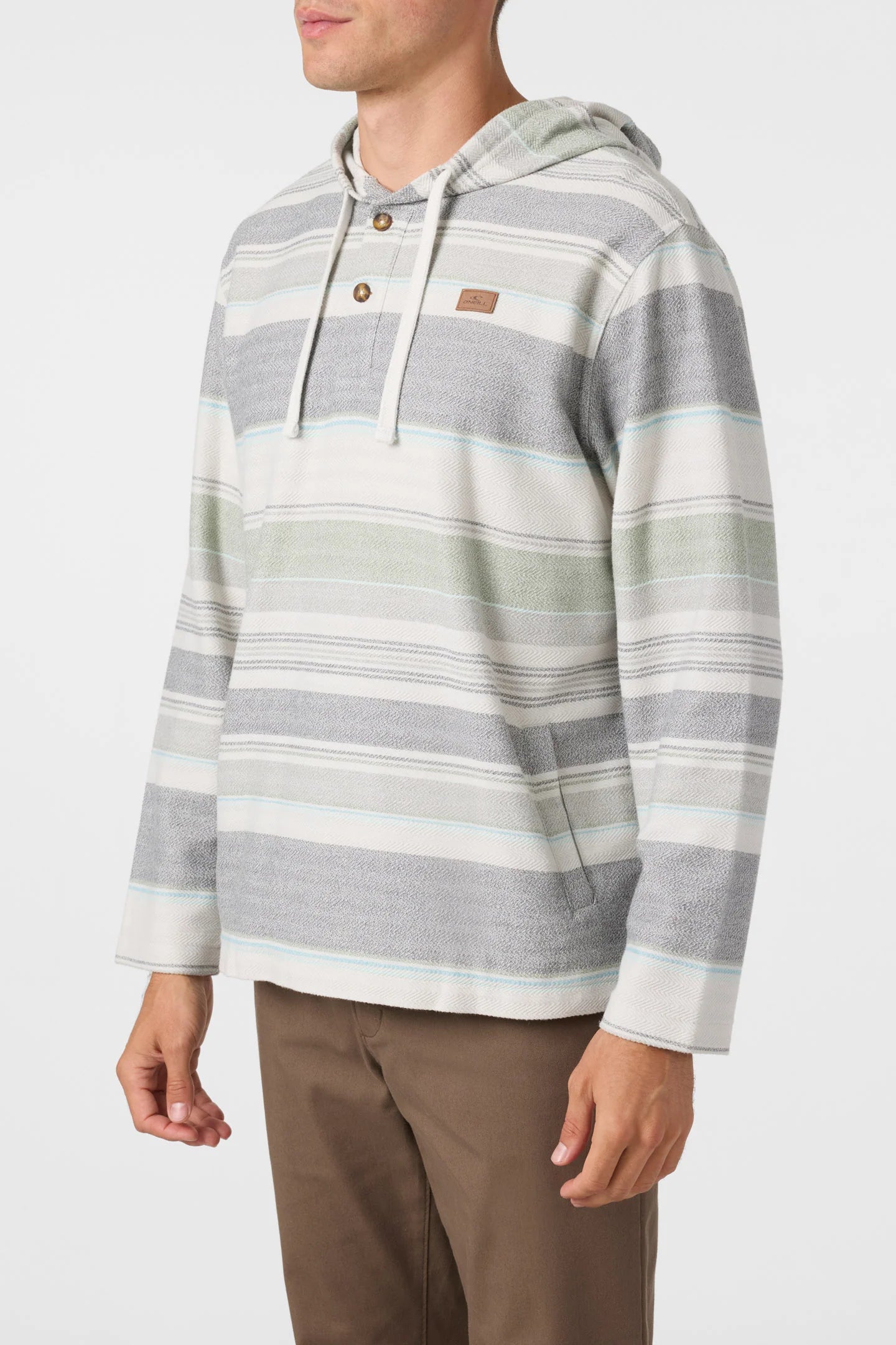 O'Neill Mens Bavaro Stripe Poncho