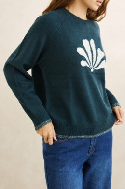 Rhythm Womens Bayside Crew Neck Knit Sweater