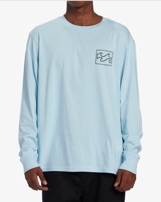 Billabong Men's Crayon Wave Long Sleeve T-Shirt
